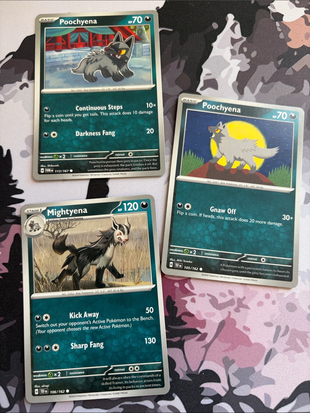 Poochyena & Mightyena Evolution Collection Lot | 3 Pokémon Cards | ✨5/$25✨